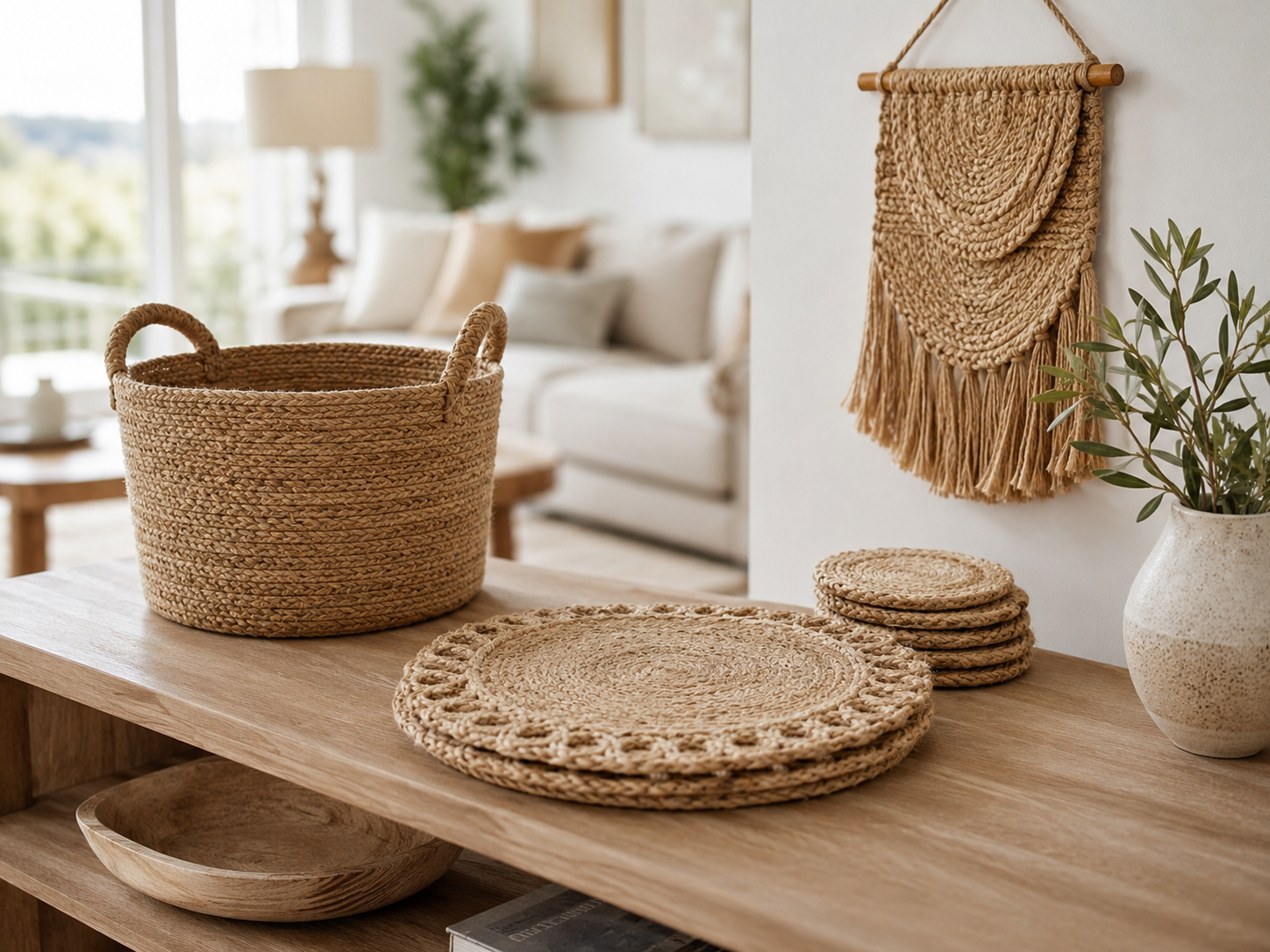 Jute Home Décor Collection